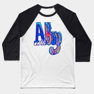 Abby personalised customised nickname for Abigail Baseball T-Shirt